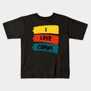 i love coding Kids T-Shirt